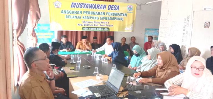 Musyawarah Rembuk Stunting Kampung Blang Kolak II Kecamatan Bebesen Tahun 2024